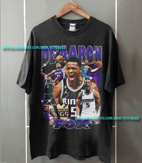 Discover De'Aaron Fox T Shirt Fox Classic Vintage Bootleg T Shirt