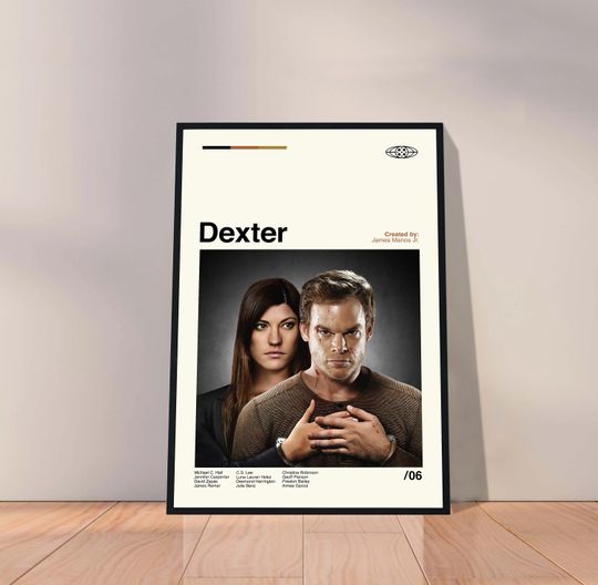 Discover Dexter TV Series Minimalist Movie Poster