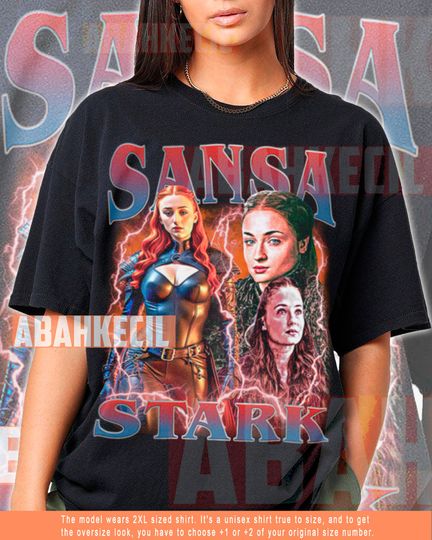 Discover Sansa Stark Tshirt Vintage 90s Sansa Stark shirt Movie Shirt