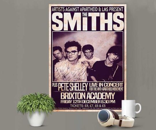 Discover The Smiths 1986 Their Final Concert Poster