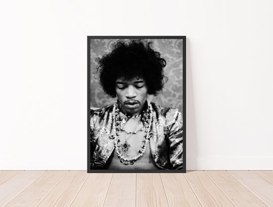 Discover Jimi Hendrix Poster, Vintage Music Poster