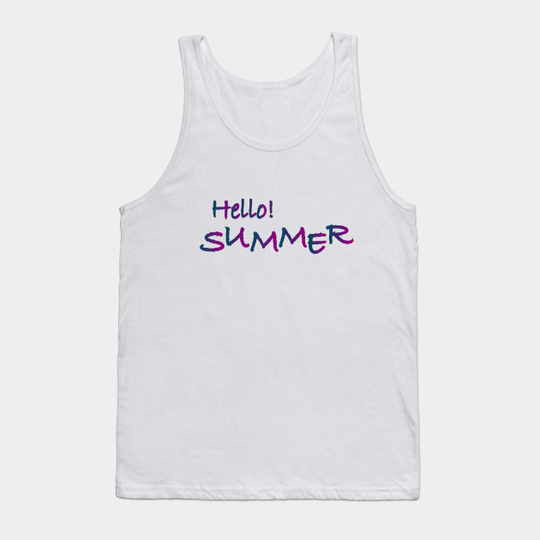 Discover Hello Summer Tank Top