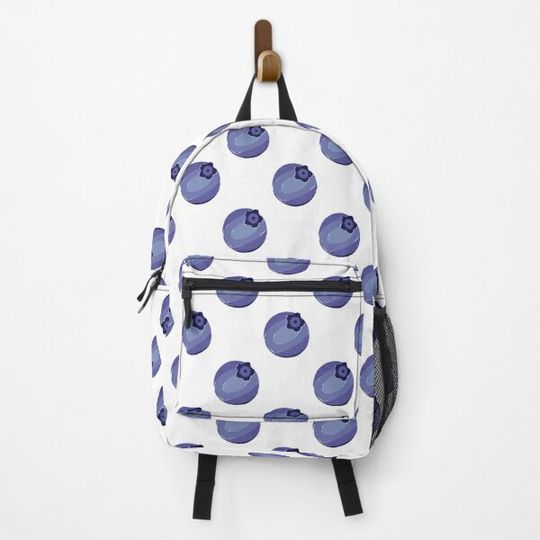 Discover Blueberry Pattern Backpack