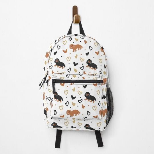 Discover Love Cavalier King Charles Spaniel - Black and Tan Backpack