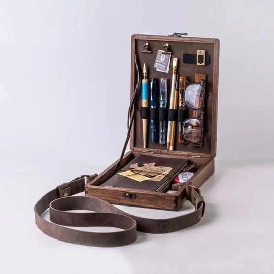 Discover Writers Messenger Wood Box, Storage Box Ideas
