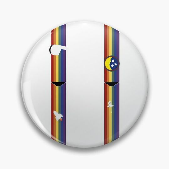 Discover Mork braces Pin Button