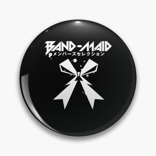 Discover Needed Gifts Band Maid Japan Metal Logo Pin Button