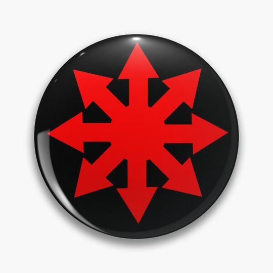 Discover Chaos Star (Secretly Ishtar's Star) Pin Button