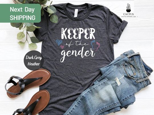 Discover Funny Gender Reveal Keeper of the Gender Tee