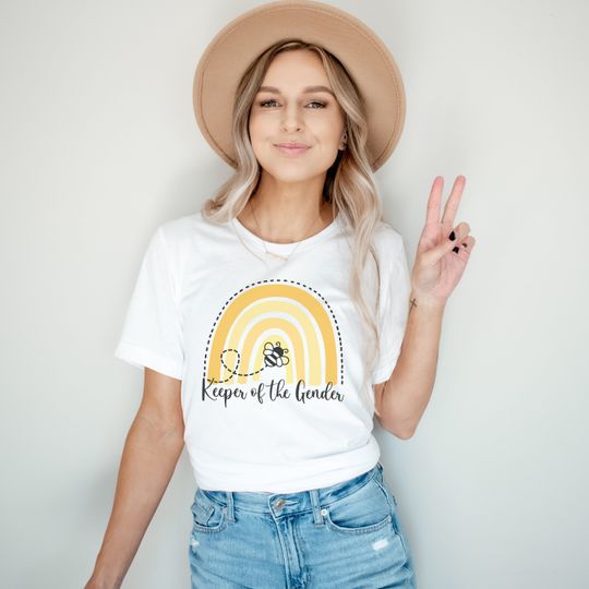 Discover Bee Themed Gender Reveal Keeper of the Gender Shirt