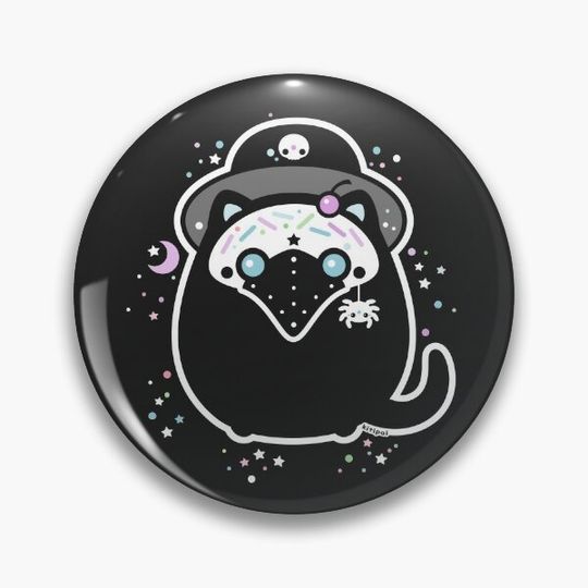 Discover Kawaii Plague Doctor Pin Button