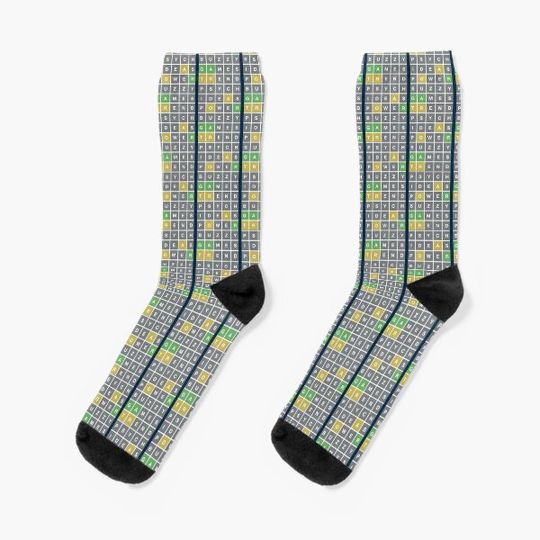 Discover Results Wordle. Socks