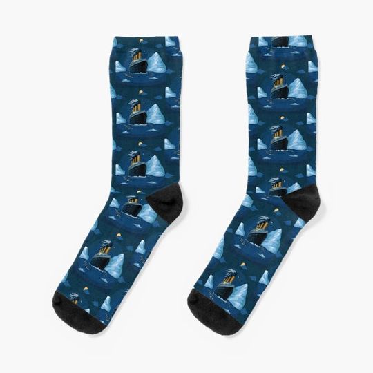 Discover Titanic Ship Socks