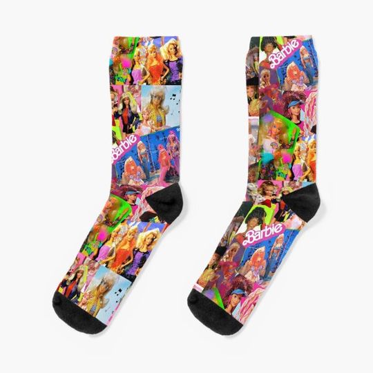 Discover 80's barbie Socks