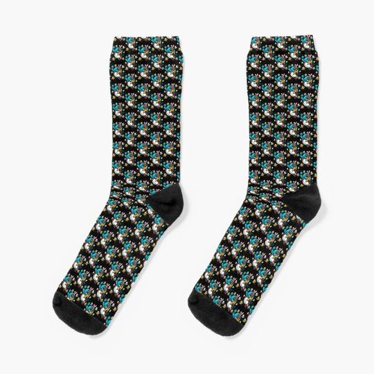 Discover Spoodle Bunny Astronaut In Space Planets Easter Eggs Socks