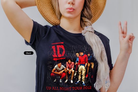 Discover 2012 One Direction Shirt - Up All Night Tour 2012