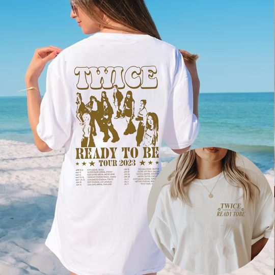 Discover Twice 2023 Ready To Be Tour tshirt,