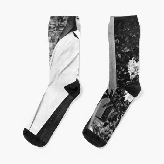 Discover Saint Therese Of Lisieux Portrait Socks