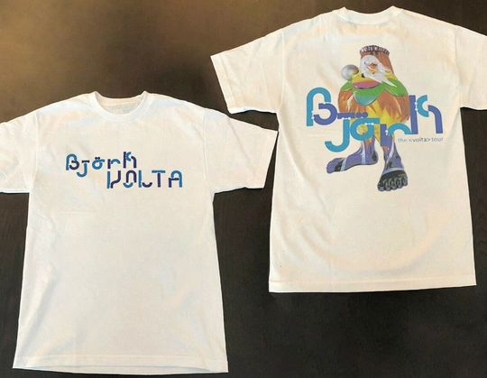 Discover Bjrk The Volta Tour T-Shirt, Bjrk Shirt, Bjork Shirt
