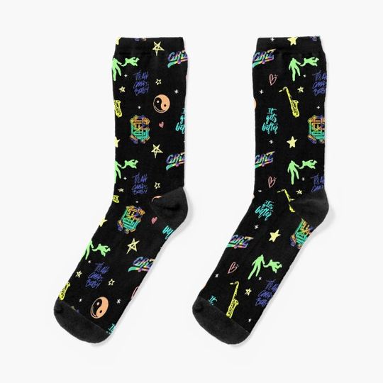 Discover Griz Pattern in Color Socks