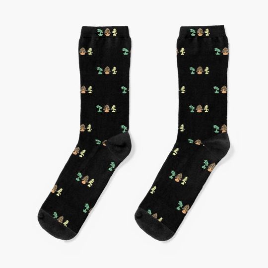 Discover Bonsai Trees Socks