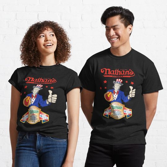 Discover nathans hot dog  Classic T-Shirt