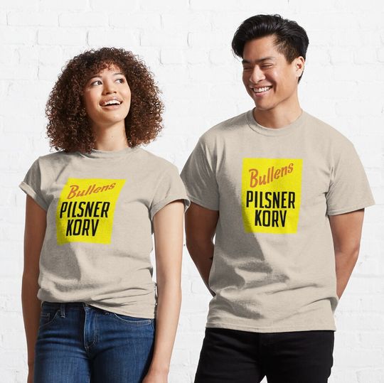 Discover Bullens Pilsnerkorv Classic T-Shirt