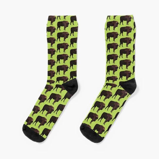 Discover European Bison Socks