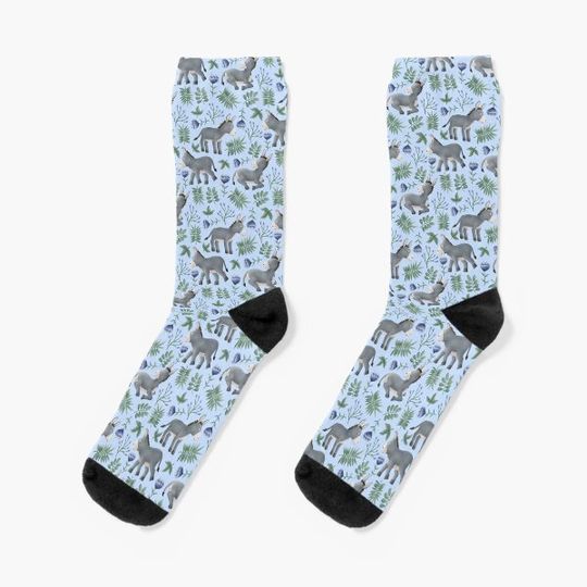Discover Wild donkeys Socks