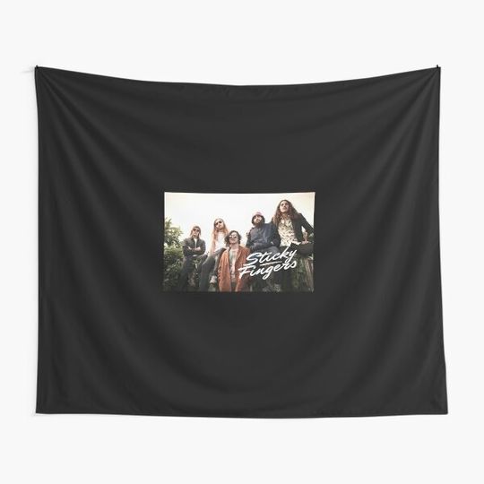 Discover Sticky Fingers Sticker Tapestry