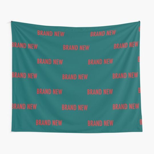 Discover Brand New Logo (Black Background) Tapestry