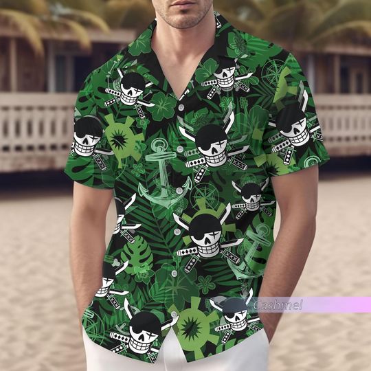 Discover One Piece Anime-Themed Hawaiian Shirt
