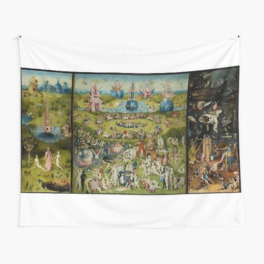 Discover The Garden of Earthly Delights by Hieronymus Bosch (1480-1505) Tapestry
