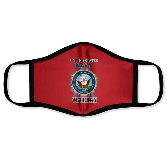 Discover United States Navy Veteran - Us Navy Veteran - Face Masks