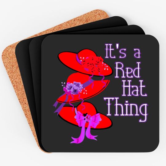 Discover Red Hat It'S A Red Hat Thing Gift Coasters