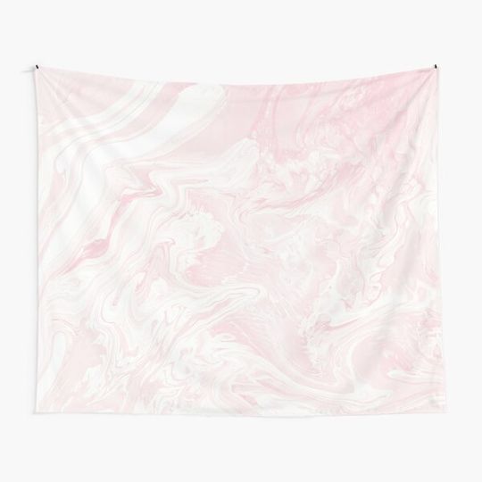 Discover BLUSH MARBLE Tapestry