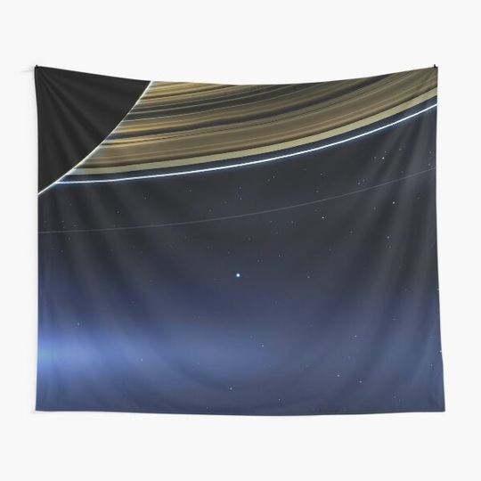 Discover Pale Blue Dot — NASA Cassini, Saturn [HQ-quality] Tapestry