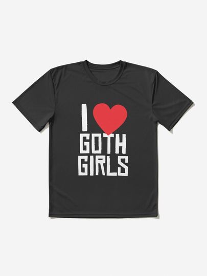 Discover I Heart Love Goth Girls - Emo Gothic Girl Lover | Active T-Shirt