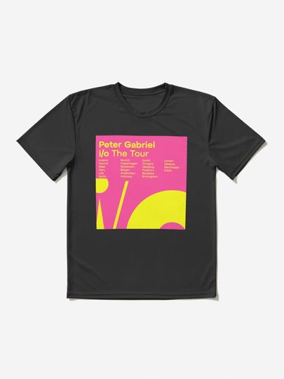 Discover new peter io tour 2023 gabriel | Active T-Shirt