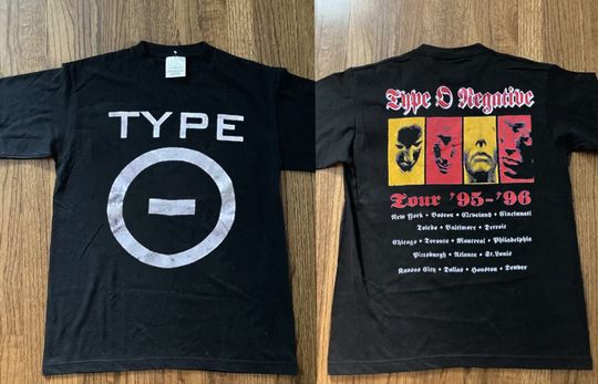 Discover Type O Negative Tour '95-96 T Shirt