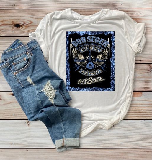 Discover Vintage Bob Seger & The Silver Bullet Band  Bob the legend Rock and Roll T Shirt