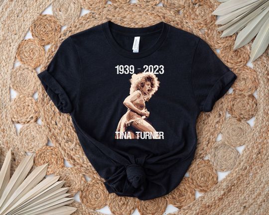 Discover 1939-2023 Tina Turner Shirt, Tina Turner Musical Souvenir Shirt