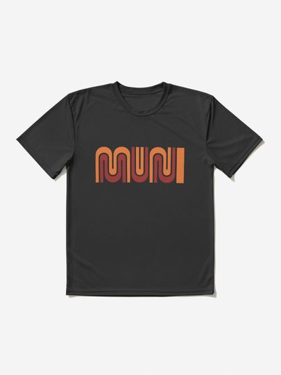 Discover MUNI vintage  bus logo | Active T-Shirt