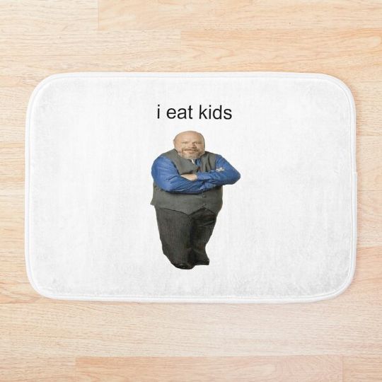 Discover bertram eats kids Bath Mat