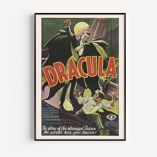 Discover Vintage Dracula Movie Poster