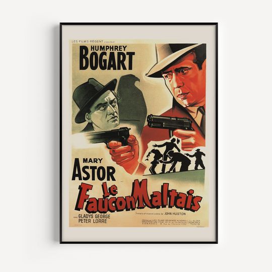 Discover Classic Movie Poster - The Maltese Falcon