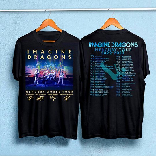 Discover 2023 Imagine Dragons Mercury World Tour Shirt, Imagine Dragons T Shirt