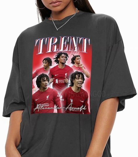 Discover Trent Alexander-Arnold Vintage Bootleg Tee, Trent Alexander-Arnold Vintage Graphic Shirt