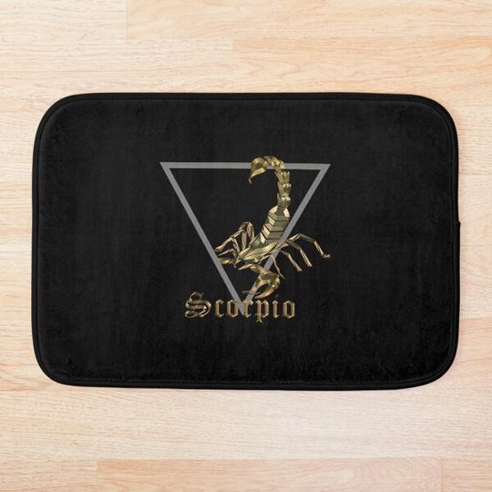 Discover New zodiac Scorpio Bath Mat