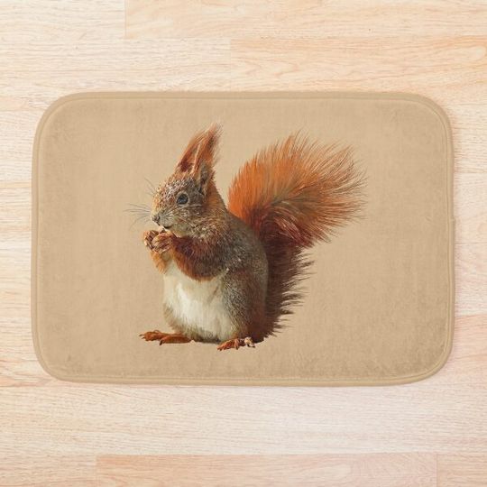 Discover squirrel Bath Mat